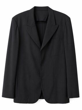 Jean Paul Gaultier Homme Virgin Wool Blazer Made in Italy Black Pinstripe